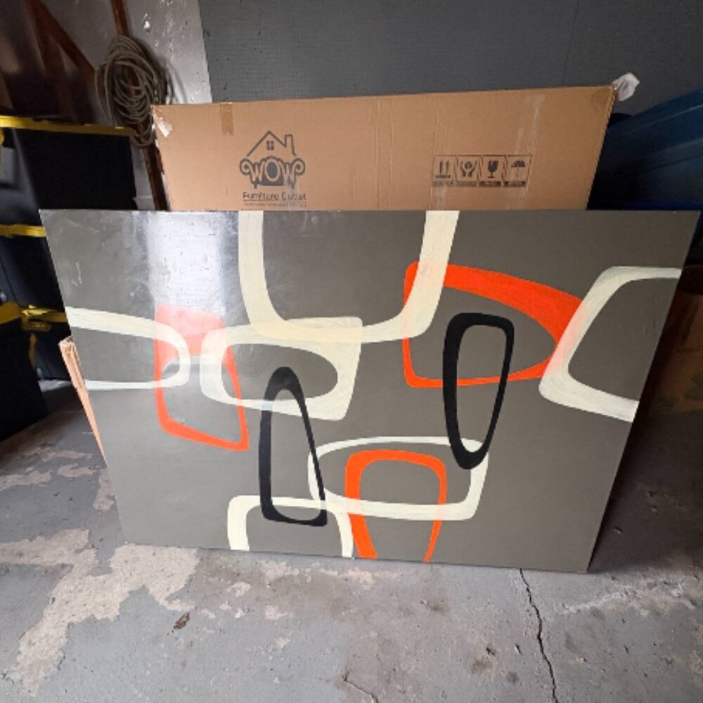 Retro style wall peice